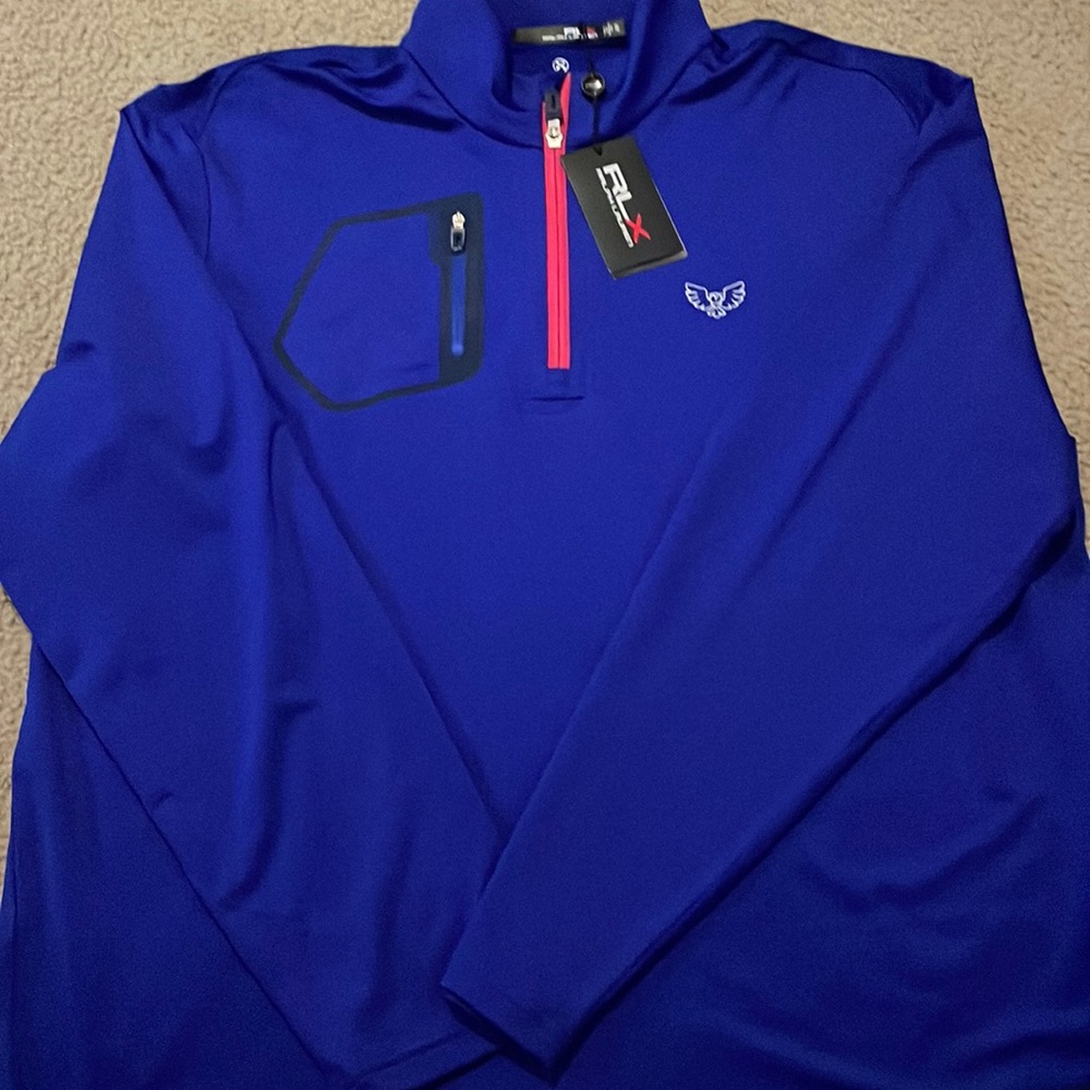 Men’s Ralph Lauren RLX long sleeve zip up NWT XL